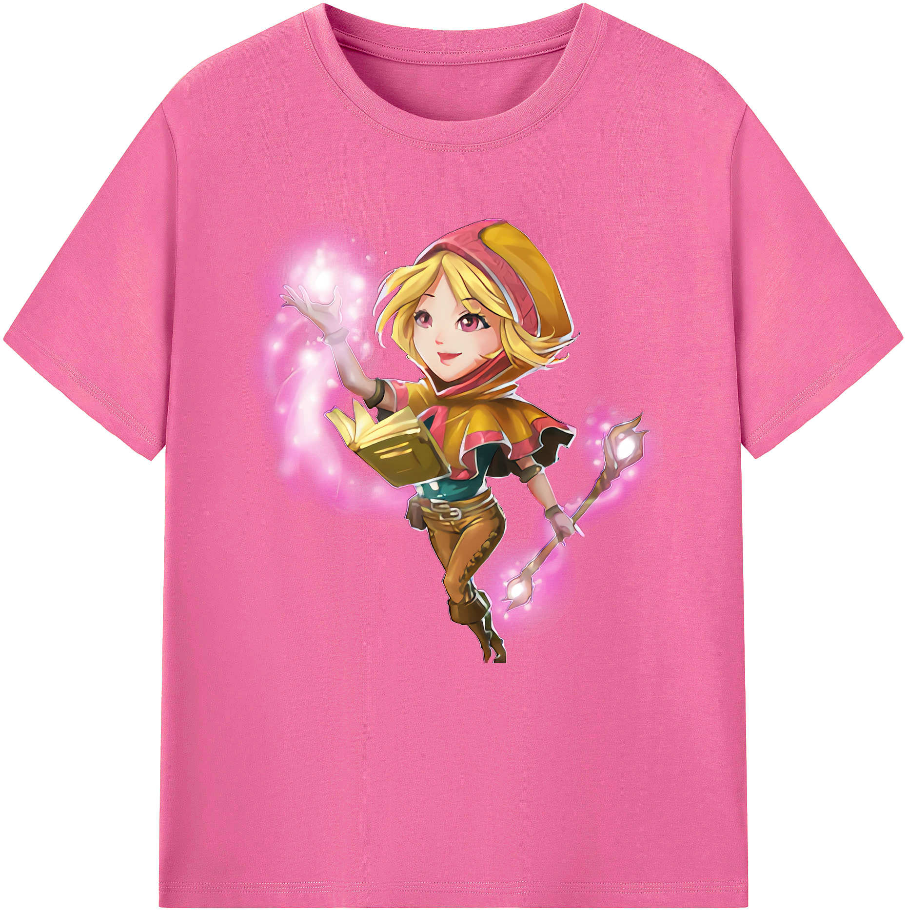 （画像用） リーグ・オブ・レジェンド League of Legends LOL レディースカジュアルプリントTシャツ（綿100％）